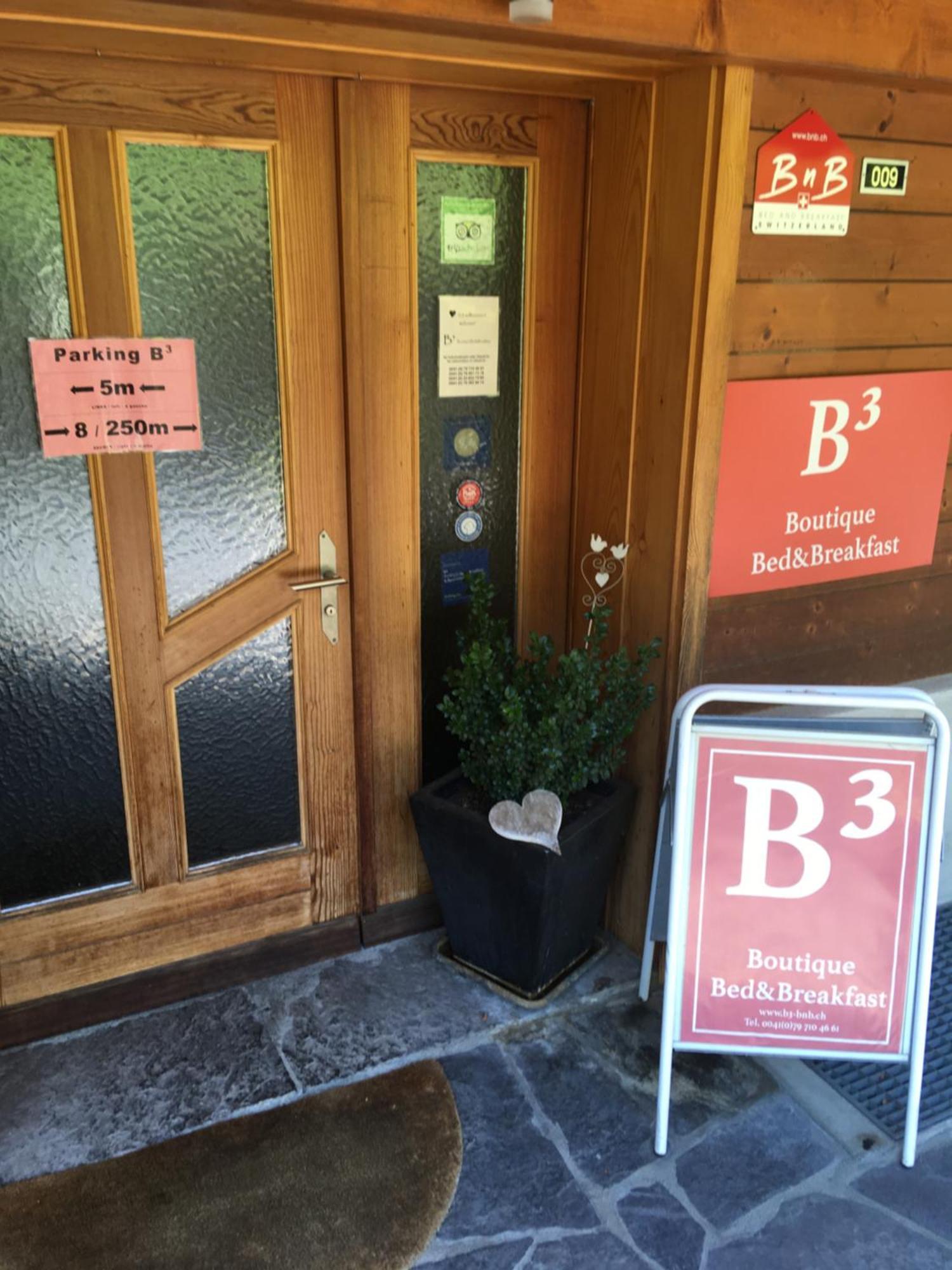 B3 Boutique-Bed&Breakfast Gsteigwiler Bagian luar foto